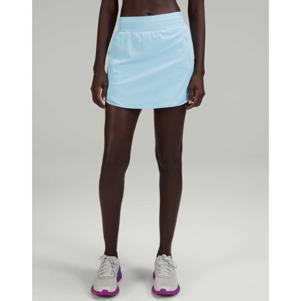 Lululemon Hotty Hot High-Rise Skirt Blue Chill - Picture 3 of 13